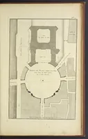An illustration from Monumens érigés en France à la gloire de Louis XV : précédés d'un tableau du progrès des arts & des sciences sous ce règne, ainsi que d'une description des honneurs & des monumens de gloire accordés aux grands hommes, tant chez les anciens que chez les modernes : et suivis d'un choix des principaux projets qui ont été proposés, pour placer la statue du roi dans les différens quartiers de Paris (1767)