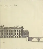 Picture 61 of 78 from Monumens érigés en France à la gloire de Louis XV : précédés d'un tableau du progrès des arts & des sciences sous ce règne, ainsi que d'une description des honneurs & des monumens de gloire accordés aux grands hommes, tant chez les anciens que chez les modernes : et suivis d'un choix des principaux projets qui ont été proposés, pour placer la statue du roi dans les différens quartiers de Paris (1767), leaf 354