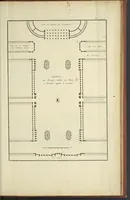 An illustration from Monumens érigés en France à la gloire de Louis XV : précédés d'un tableau du progrès des arts & des sciences sous ce règne, ainsi que d'une description des honneurs & des monumens de gloire accordés aux grands hommes, tant chez les anciens que chez les modernes : et suivis d'un choix des principaux projets qui ont été proposés, pour placer la statue du roi dans les différens quartiers de Paris (1767)