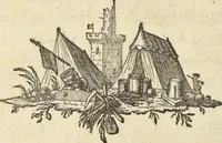 An illustration from Monumens érigés en France à la gloire de Louis XV : précédés d'un tableau du progrès des arts & des sciences sous ce règne, ainsi que d'une description des honneurs & des monumens de gloire accordés aux grands hommes, tant chez les anciens que chez les modernes : et suivis d'un choix des principaux projets qui ont été proposés, pour placer la statue du roi dans les différens quartiers de Paris (1767)