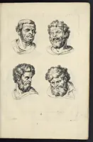 An illustration from Varie figure academiche : nouamente raccolte dal naturale con grandissima fatica e spesa, molto commode per la giouentu, la quaele si diletta dal arte dal disegno : messe in luce da I.A. de Poutre, d'Anuersa = Diuersche figuren wt de academia : nu eerst by een vergadert naert leuen, met groote moyte en oncost, seer bequaem voor alle iongelingen die hen oefenen in de teeken-const : int licht gebrocht door Ioan. A. de Poutre, plaetsnyder van Antwerpen (1629)