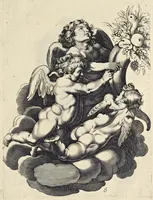 Picture 6 of 16 from Varie figure academiche : nouamente raccolte dal naturale con grandissima fatica e spesa, molto commode per la giouentu, la quaele si diletta dal arte dal disegno : messe in luce da I.A. de Poutre, d'Anuersa = Diuersche figuren wt de academia : nu eerst by een vergadert naert leuen, met groote moyte en oncost, seer bequaem voor alle iongelingen die hen oefenen in de teeken-const : int licht gebrocht door Ioan. A. de Poutre, plaetsnyder van Antwerpen (1629), leaf 18
