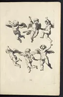 Picture 10 of 16 from Varie figure academiche : nouamente raccolte dal naturale con grandissima fatica e spesa, molto commode per la giouentu, la quaele si diletta dal arte dal disegno : messe in luce da I.A. de Poutre, d'Anuersa = Diuersche figuren wt de academia : nu eerst by een vergadert naert leuen, met groote moyte en oncost, seer bequaem voor alle iongelingen die hen oefenen in de teeken-const : int licht gebrocht door Ioan. A. de Poutre, plaetsnyder van Antwerpen (1629), leaf 34