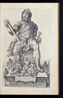 An illustration from Descriptio pvblicae gratvlationis, spectacvlorvm et lvdorvm in adventv Sereniss. Principis Ernesti Archidvcis Avstriae ... an. M.D.XCIIII. XVIII. kal. Ivlias, aliisqve diebvs Antverpiae editorvm : cvi est praefixa de Belgij principatu a romano in ea prouincia imperio ad nostra us[que] tempora breuis narratio ... : cum carmine panegyrico in eiusdem Principis Ernesti ... aduentum : accessit denique oratio funebris in Archiducis Ernesti obitum ijsdem prouincijs luctuosissimum (1595)