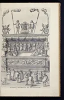 An illustration from Descriptio pvblicae gratvlationis, spectacvlorvm et lvdorvm in adventv Sereniss. Principis Ernesti Archidvcis Avstriae ... an. M.D.XCIIII. XVIII. kal. Ivlias, aliisqve diebvs Antverpiae editorvm : cvi est praefixa de Belgij principatu a romano in ea prouincia imperio ad nostra us[que] tempora breuis narratio ... : cum carmine panegyrico in eiusdem Principis Ernesti ... aduentum : accessit denique oratio funebris in Archiducis Ernesti obitum ijsdem prouincijs luctuosissimum (1595)