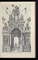 An illustration from Descriptio pvblicae gratvlationis, spectacvlorvm et lvdorvm in adventv Sereniss. Principis Ernesti Archidvcis Avstriae ... an. M.D.XCIIII. XVIII. kal. Ivlias, aliisqve diebvs Antverpiae editorvm : cvi est praefixa de Belgij principatu a romano in ea prouincia imperio ad nostra us[que] tempora breuis narratio ... : cum carmine panegyrico in eiusdem Principis Ernesti ... aduentum : accessit denique oratio funebris in Archiducis Ernesti obitum ijsdem prouincijs luctuosissimum (1595)