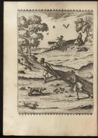 Picture 36 of 48 from Vccelliera, ouero, Discorso della natura, e proprieta di diuersi vccelli : e in particolare di que' che cantano, con il modo di prendergli, conoscergli, alleuargli, e mantenergli : e con le figure cauate dal vero, e diligentem[en]te intagliate in rame dal Tempesta, e dal Villamena (1684), leaf 115