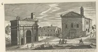 An illustration from Vestigi delle antichità di Roma, Tivoli, Pozzvolo et altri lvochi (1660)