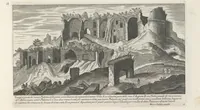 An illustration from Vestigi delle antichità di Roma, Tivoli, Pozzvolo et altri lvochi (1660)
