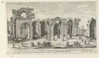 Picture 21 of 25 from Vestigi delle antichità di Roma, Tivoli, Pozzvolo et altri lvochi (1660), leaf 58