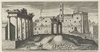 Picture 2 of 25 from Vestigi delle antichità di Roma, Tivoli, Pozzvolo et altri lvochi (1660), leaf 8