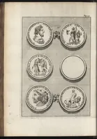 An illustration from Selectiora numismata in ære maximi moduli e museo illustrissimi D.D. Francisci de Camps (1695)