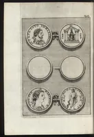 An illustration from Selectiora numismata in ære maximi moduli e museo illustrissimi D.D. Francisci de Camps (1695)