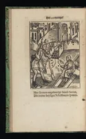 Picture 10 of 16 from Aff-ghebeelde narren speel-schuyt, verciert met meer als hondert schoone figueren nae den aert van veelderley sotten die op aerden zijn: bewesen met stichtelijcke exempelen, soo uyt de H. Schrift als oock uyt de kerckelijcke oudt-vaders ende andere schrijvers... Beschreven int Latijn ende Hooch-Duytsch (1635), leaf 111