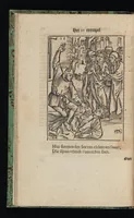An illustration from Aff-ghebeelde narren speel-schuyt, verciert met meer als hondert schoone figueren nae den aert van veelderley sotten die op aerden zijn: bewesen met stichtelijcke exempelen, soo uyt de H. Schrift als oock uyt de kerckelijcke oudt-vaders ende andere schrijvers... Beschreven int Latijn ende Hooch-Duytsch (1635)