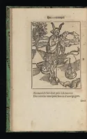 Picture 6 of 16 from Aff-ghebeelde narren speel-schuyt, verciert met meer als hondert schoone figueren nae den aert van veelderley sotten die op aerden zijn: bewesen met stichtelijcke exempelen, soo uyt de H. Schrift als oock uyt de kerckelijcke oudt-vaders ende andere schrijvers... Beschreven int Latijn ende Hooch-Duytsch (1635), leaf 77