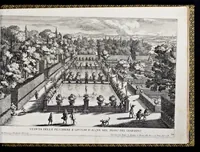 An illustration from Le fontane di Roma nelle piazze e lvoghi pvblici della città : con li loro prospetti, come sono al presente (1691)