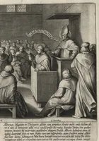 An illustration from Vita D. Thomae Aquinatis Othonis VaenI ingenio et manu delineata (1610)