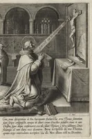 An illustration from Vita D. Thomae Aquinatis Othonis VaenI ingenio et manu delineata (1610)