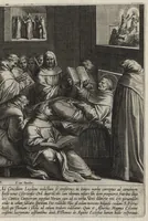An illustration from Vita D. Thomae Aquinatis Othonis VaenI ingenio et manu delineata (1610)