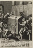 An illustration from Vita D. Thomae Aquinatis Othonis VaenI ingenio et manu delineata (1610)