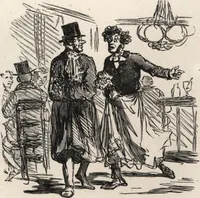 An illustration from Souvenirs comiques de l'an 1858 (1858)