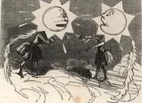 An illustration from Souvenirs comiques de l'an 1858 (1858)