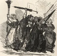 An illustration from Souvenirs comiques de l'an 1858 (1858)