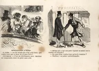 An illustration from Souvenirs comiques de l'an 1858 (1858)