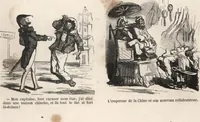 An illustration from Souvenirs comiques de l'an 1858 (1858)