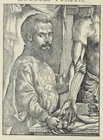 Picture 1 of 17 from Andreae Vesalii Bruxellensis, scholae medicorum Patauinae professoris De humani corporis fabrica libri septem (1543), leaf 21