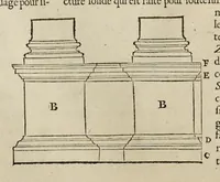Picture 14 of 44 from Les dix livres d'architecture de Vitruve, corrigez et traduits nouvellement en françois, avec des notes & des figures (1673), leaf 105
