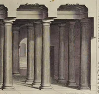 Picture 26 of 44 from Les dix livres d'architecture de Vitruve, corrigez et traduits nouvellement en françois, avec des notes & des figures (1673), leaf 168