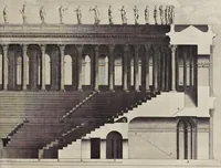 Picture 28 of 44 from Les dix livres d'architecture de Vitruve, corrigez et traduits nouvellement en françois, avec des notes & des figures (1673), leaf 190