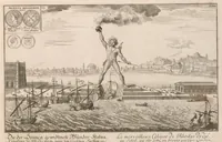 Picture 1 of 9 from Entwurff einer historischen Architectur : in Abbildung unterschiedener berühmten Gebäude, des Alterthums, und fremder Völcker, umb aus den Geschicht-Büchern, Gedächtnüss-Müntzen, Ruinen, und eigeholten wahrhafften Abrissen, von Augen zu stellen. In dem ersten Buche. Die von der Zeit vergrabene Bau-Arten der alten Jüden, Egÿptier, Sÿrer, Perser, und Griechen. In dem andren. Alte unbekante römische. In dem dritten. Einige fremde in- und ausser-europäische, als der Araber, und Türcken, etc. auch neue persianische, siamitische, sinesische und japonesische Gebäude. In dem vierten. Einige Gebäude von des autoris Erfindung und Zeichnung. (1725), leaf 78
