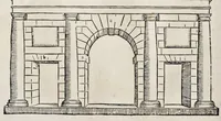 An illustration from Het eerste [-vijfde] boeck van de architecturen Sebastiani Serlij ... (1616)
