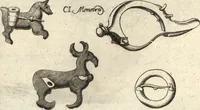 An illustration from Joh. Baptistae Casalii Romani De profanis et sacris veteribus ritibus opus tripartitum : cujus prima pars agit de profanis Ægyptiorum ritibus ... ; secunda pars agit de profanis Romanorum ritibus ... ; tertia pars agit de sacris Christianorum ritibus ... ; accedunt indices capitum, rerum item & verborum copiosissimi, & accuratissimi (1681)
