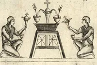 Picture 63 of 67 from Joh. Baptistae Casalii Romani De profanis et sacris veteribus ritibus opus tripartitum : cujus prima pars agit de profanis Ægyptiorum ritibus ... ; secunda pars agit de profanis Romanorum ritibus ... ; tertia pars agit de sacris Christianorum ritibus ... ; accedunt indices capitum, rerum item & verborum copiosissimi, & accuratissimi (1681), leaf 256