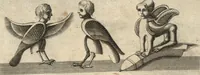 An illustration from Joh. Baptistae Casalii Romani De profanis et sacris veteribus ritibus opus tripartitum : cujus prima pars agit de profanis Ægyptiorum ritibus ... ; secunda pars agit de profanis Romanorum ritibus ... ; tertia pars agit de sacris Christianorum ritibus ... ; accedunt indices capitum, rerum item & verborum copiosissimi, & accuratissimi (1681)