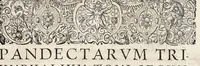 An illustration from Pandectae trivmphales, siue, Pomparvm et festorvm ac solennivm apparatvvm, conviviorvm, spectacvlorvm, simvlacrorvm bellicorvm equestrivm et pedestrivm, navmachiarum, ludorum deniq[ue] omnium nobiliorum, quot hactenus vbiq[ue] gentium re bello bene gesta ... edita concelebrataque sunt, tomi dvo : qvorvm prior de trivmphis ... heroum ... tractat : posterior ... hastilvdiorvm per Germaniam tradit initia ... (1586)