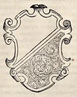 An illustration from Pandectae trivmphales, siue, Pomparvm et festorvm ac solennivm apparatvvm, conviviorvm, spectacvlorvm, simvlacrorvm bellicorvm equestrivm et pedestrivm, navmachiarum, ludorum deniq[ue] omnium nobiliorum, quot hactenus vbiq[ue] gentium re bello bene gesta ... edita concelebrataque sunt, tomi dvo : qvorvm prior de trivmphis ... heroum ... tractat : posterior ... hastilvdiorvm per Germaniam tradit initia ... (1586)