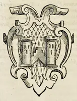 An illustration from Pandectae trivmphales, siue, Pomparvm et festorvm ac solennivm apparatvvm, conviviorvm, spectacvlorvm, simvlacrorvm bellicorvm equestrivm et pedestrivm, navmachiarum, ludorum deniq[ue] omnium nobiliorum, quot hactenus vbiq[ue] gentium re bello bene gesta ... edita concelebrataque sunt, tomi dvo : qvorvm prior de trivmphis ... heroum ... tractat : posterior ... hastilvdiorvm per Germaniam tradit initia ... (1586)