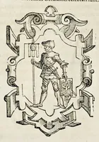 An illustration from Pandectae trivmphales, siue, Pomparvm et festorvm ac solennivm apparatvvm, conviviorvm, spectacvlorvm, simvlacrorvm bellicorvm equestrivm et pedestrivm, navmachiarum, ludorum deniq[ue] omnium nobiliorum, quot hactenus vbiq[ue] gentium re bello bene gesta ... edita concelebrataque sunt, tomi dvo : qvorvm prior de trivmphis ... heroum ... tractat : posterior ... hastilvdiorvm per Germaniam tradit initia ... (1586)