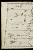 An illustration from Geografia di M. Livio Sanvto, distinta in XII libri : ne' quali, oltra l'esplicatione di molti luoghi di Tolomeo e della Bussola, e dell' Aguglia, si dichiarano le prouincie, popoli, regni, città, porti, monti, fiumi, laghi, e costumi dell'Africa : con XII tauole di essa Africa in dissegno di rame : aggiuntiui de piu tre indicci da M. Giovan Carlo Saraceni (1588)