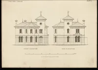 Picture 35 of 222 from Cottage, lodge, and villa architecture (1870), leaf 142