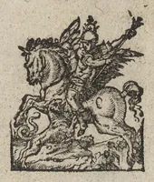 An illustration from L'histoire notable de la Floride sitvee es Indes Occidentales : contenant les trois voyages faits en icelle par certains capitaines & pilotes françois, descrits par le capitaine Laudonniere, qui y a commandé l'espace d'vn an trois moys : à laquelle a esté adiousté vn quatriesme voyage fait par le capitaine Gourgues (1586)