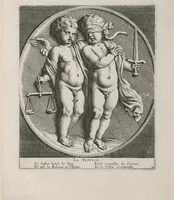 Picture 4 of 9 from Les vertus innocentes ou leurs simboles sous des figures d'enfans : necessaires aux amateurs de la muette poesie, & de la pinture parlante, leaf 16