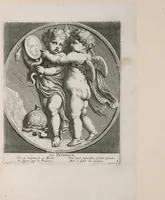 Picture 6 of 9 from Les vertus innocentes ou leurs simboles sous des figures d'enfans : necessaires aux amateurs de la muette poesie, & de la pinture parlante, leaf 20