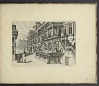 An illustration from Artis perspectiuae plurium generum elegantissimae formulae [graphic], multigenis fontibus, nonnullisq[ue] hortulis affabre factis exornatae, in cõmodum artificum, eorumq[ue] qui architectura, aedificiorumq[ue] cõmensurata uarietate delectantur, antea nunquam impressae (1568)