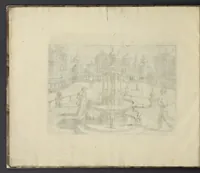 An illustration from Artis perspectiuae plurium generum elegantissimae formulae [graphic], multigenis fontibus, nonnullisq[ue] hortulis affabre factis exornatae, in cõmodum artificum, eorumq[ue] qui architectura, aedificiorumq[ue] cõmensurata uarietate delectantur, antea nunquam impressae (1568)